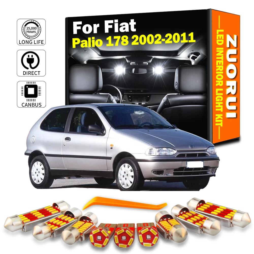 ZUORUI 7Pcs Canbus ڵ LED ׸   Ʈũ Ʈ ŰƮ For Fiat Palio 178 2002-2007 2008 2009 2010 2011 Led   , 7 ǽ